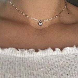 Dainty 🤍 Heart Hand Crafted Boutique Choker